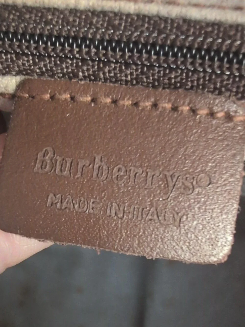Burberry pvc coated